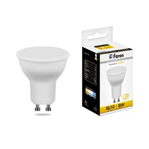 Лампа светодиодная Feron MR16 GU10 9W 2700K Грибок матовая LB-560 25842 2737